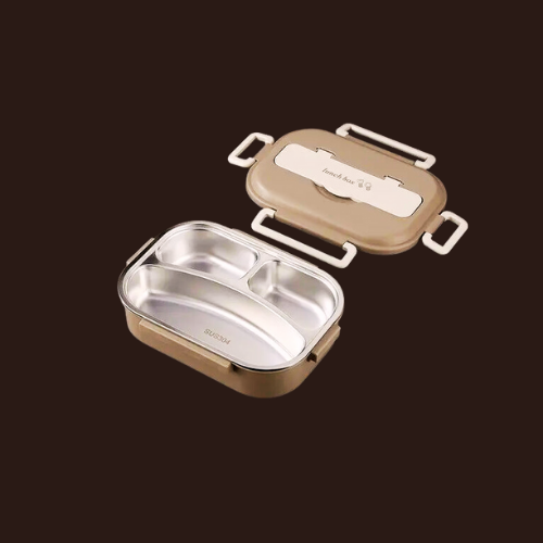 304 Stainless steel compartment insulated lunch box