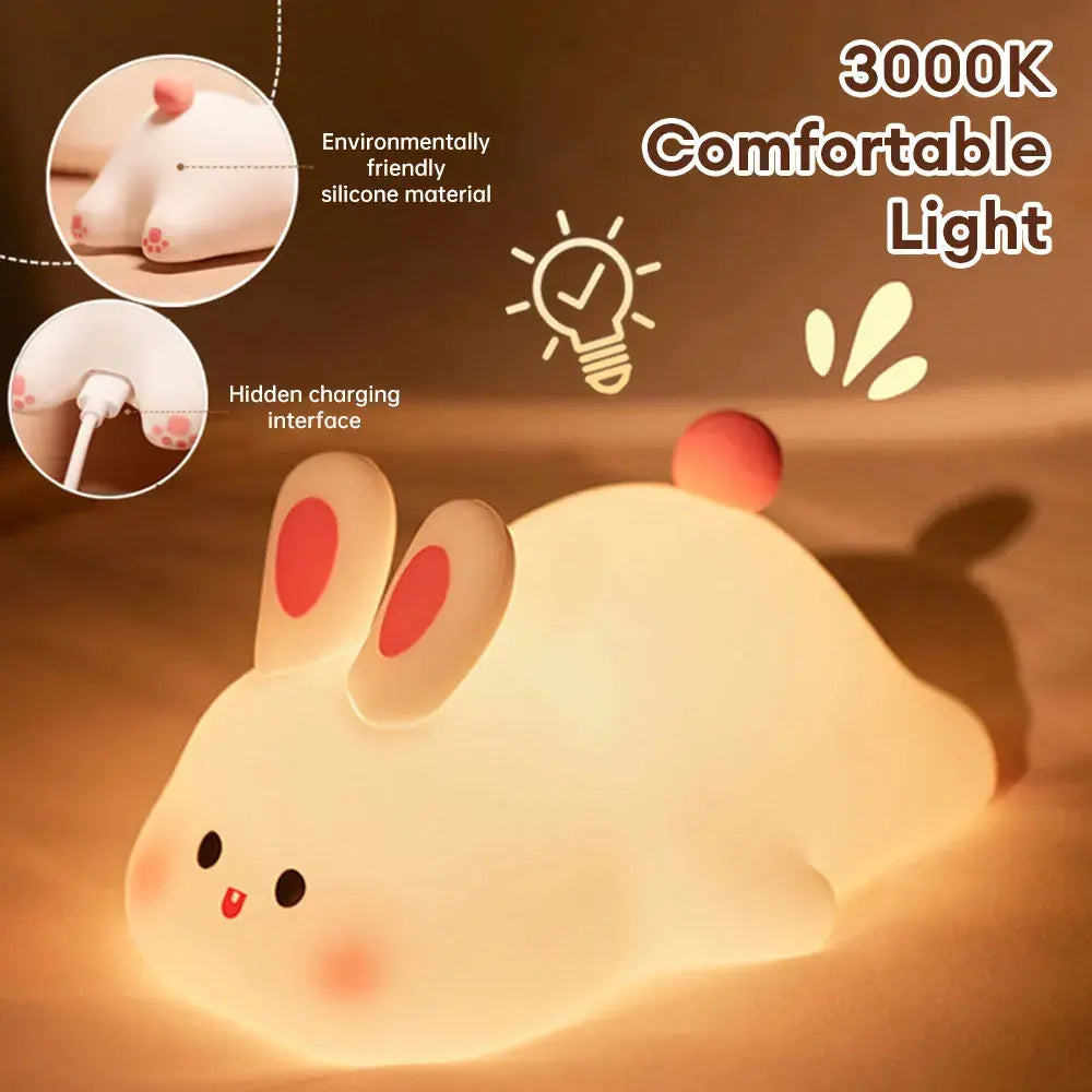 Cute Rabbit Bedside Lamp