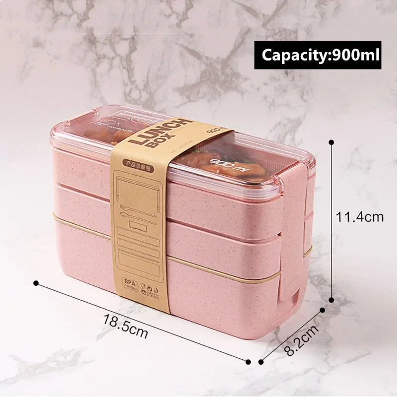 900ml Healthy Material Lunch Box